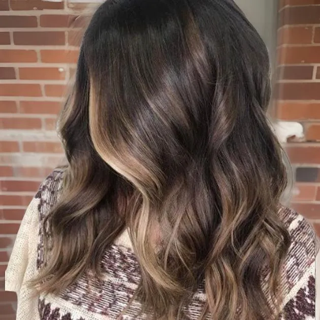 Cocoa Dusk – A rich, sultry dark brown with a velvety depth and a soft, sun-kissed glow, creating effortless warmth and dimension.